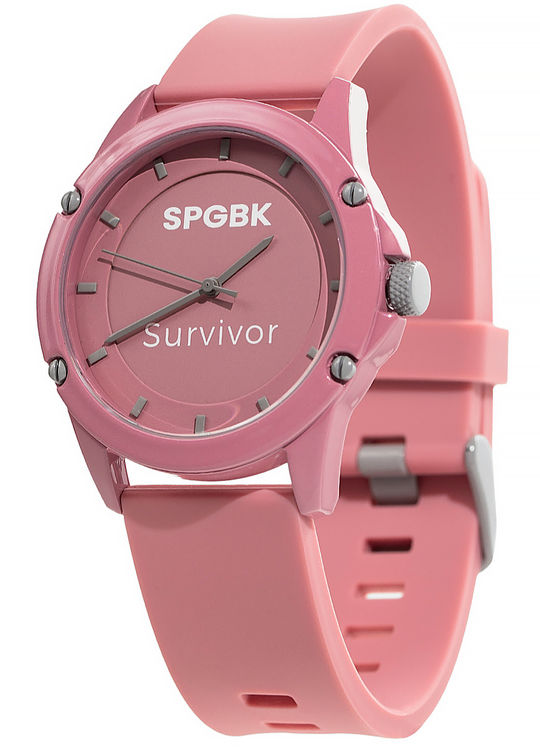 Survivor, Soft Pink & Gray Unisex 44mm